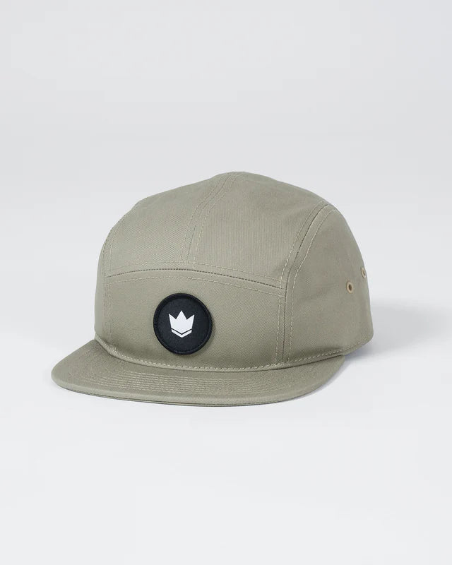 Crown Patch Strapback Hat - Sage Green