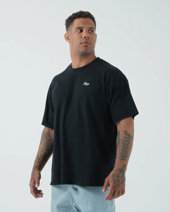 Script Tee Black