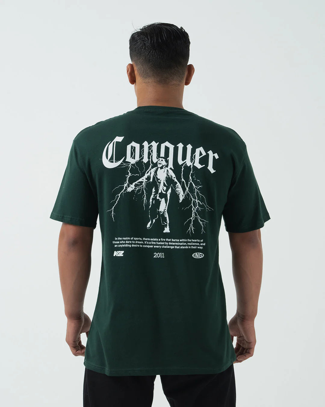 Conquer Tee Green 返品/交換できません