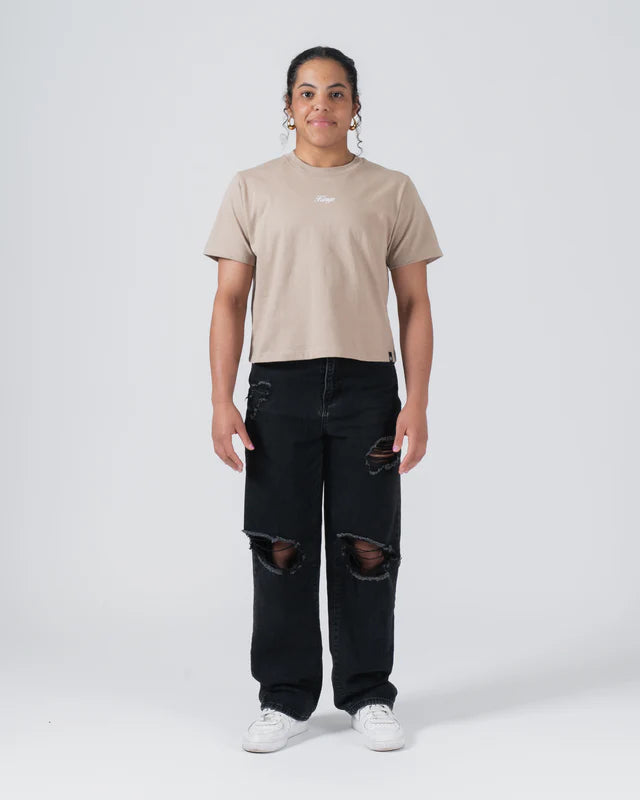 Women's Heavyweight Tee - Tan