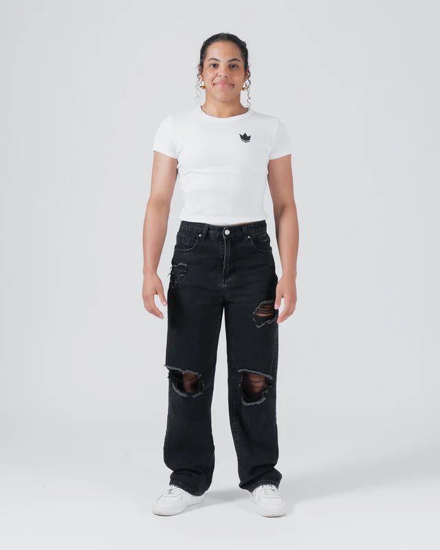 Kore Women's Baby Tee - White