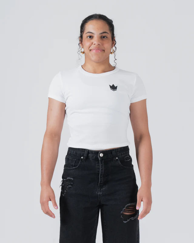 Kore Women's Baby Tee - White