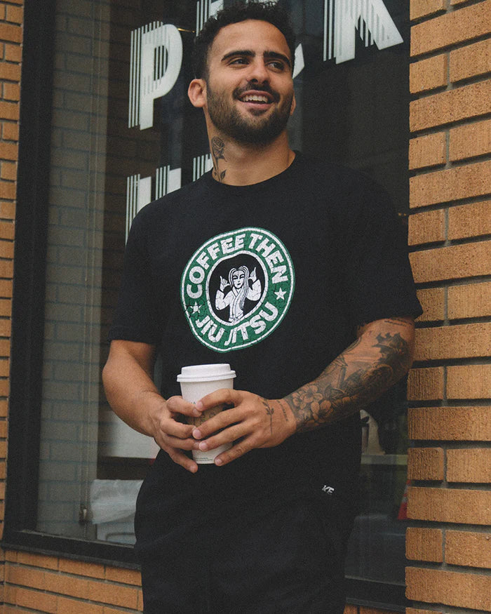 Distressed Coffee Tee