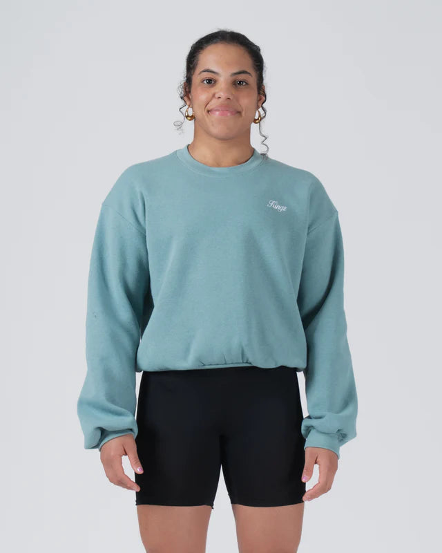 Script Women's Crewneck Sweatshirt - BLUE
