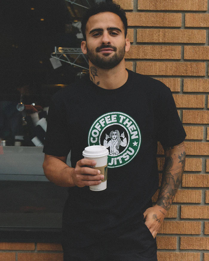 Distressed Coffee Tee