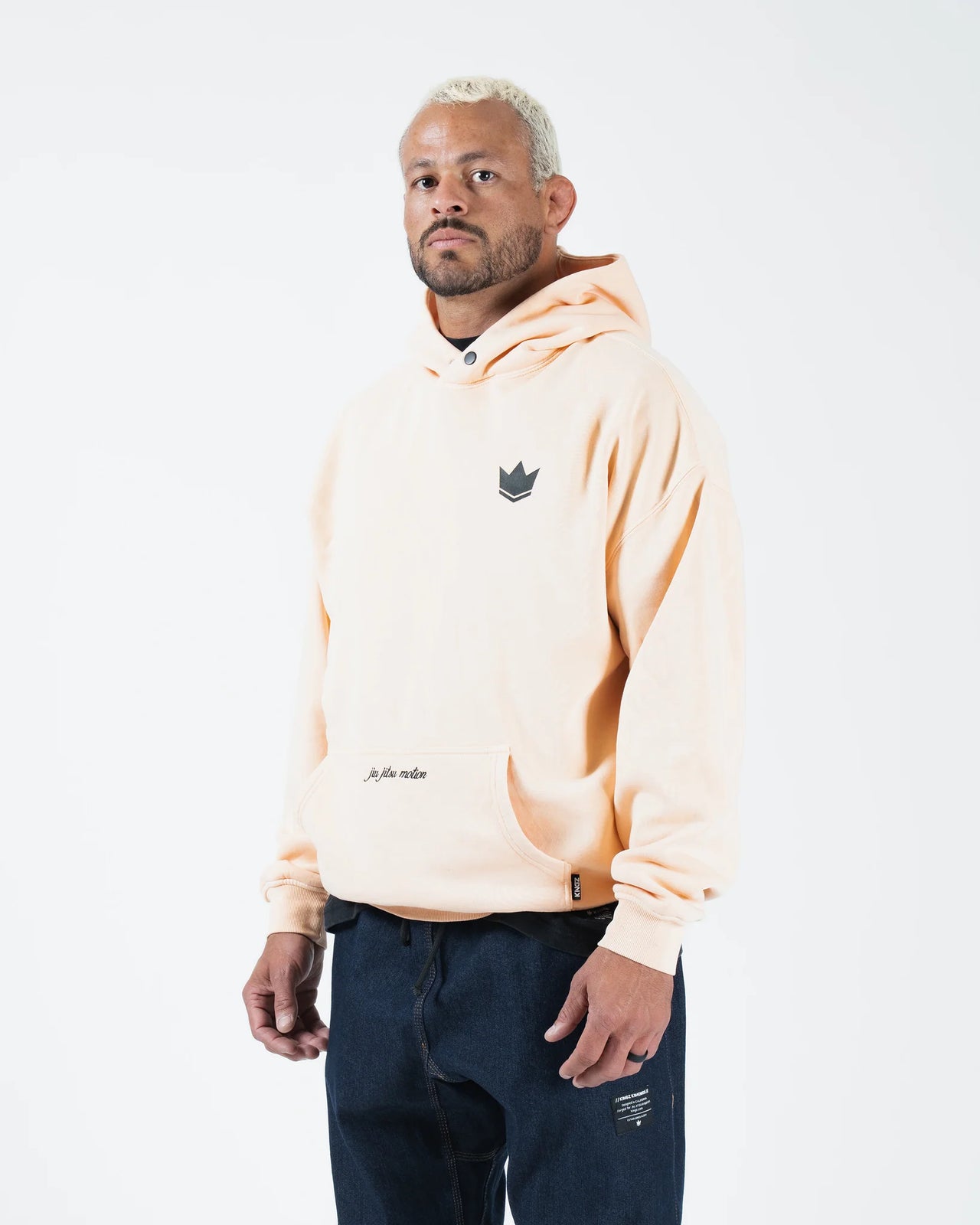 Jiu Jitsu Motion Hoodie-Peach
