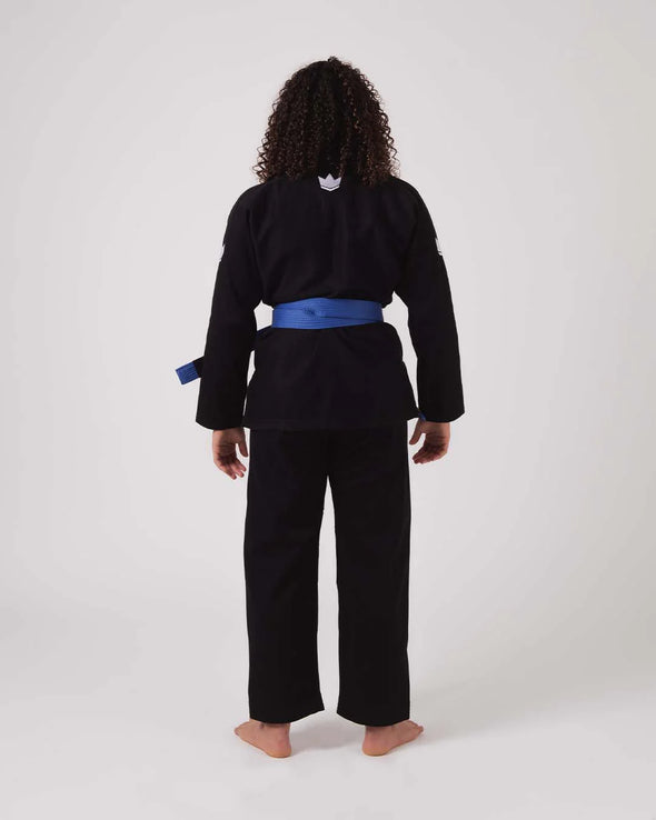 The ONE Kids Jiu Jitsu Gi - Black - FREE White Belt-白帯付き
