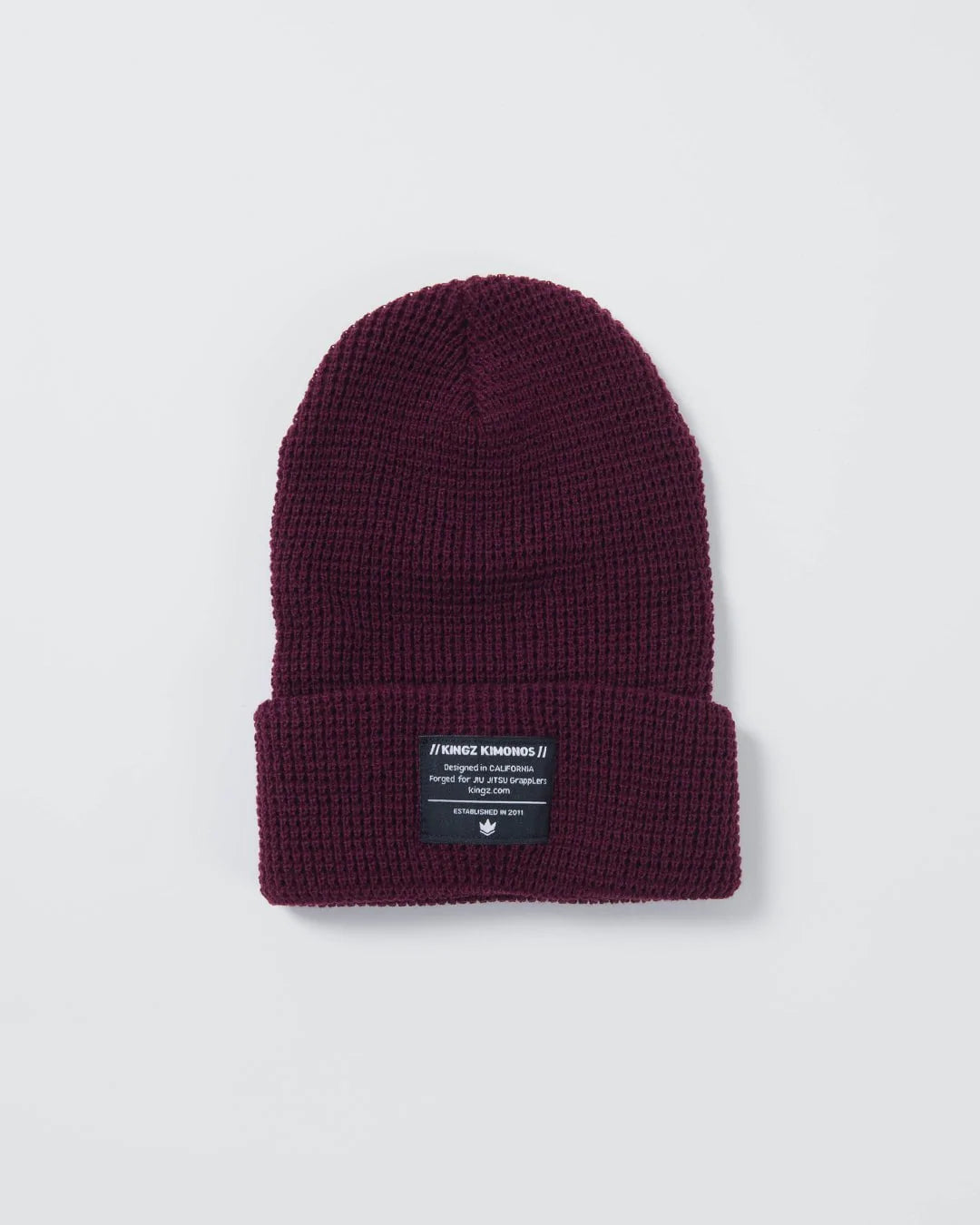 Company Waffle Knit Beanie Burgundy 返品/交換できません