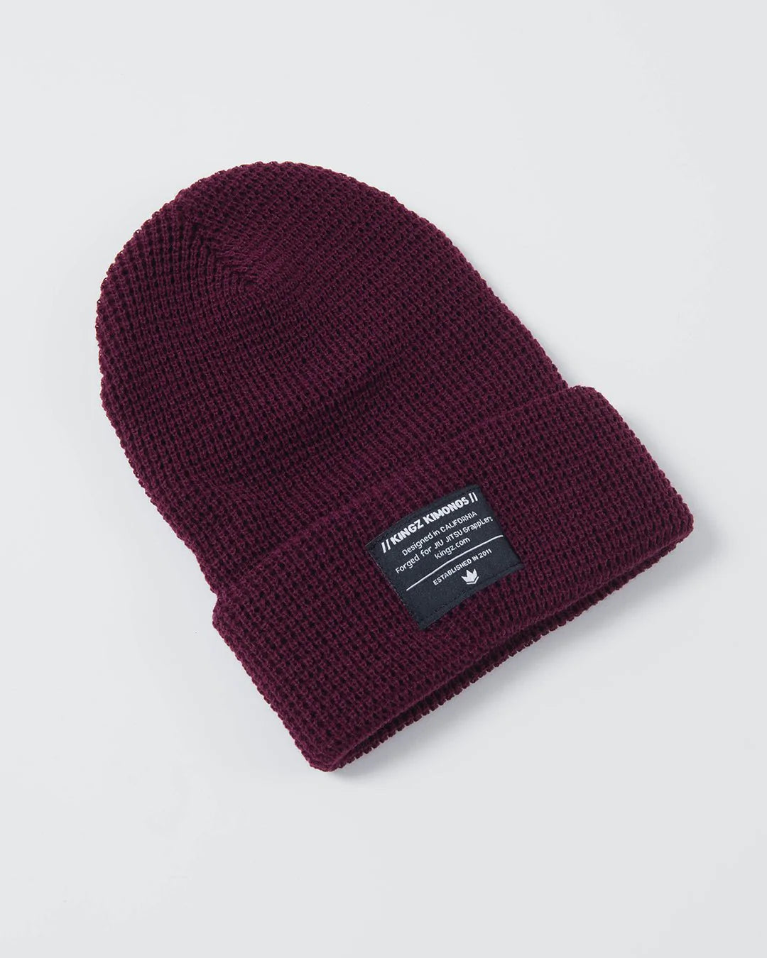 Company Waffle Knit Beanie Burgundy 返品/交換できません