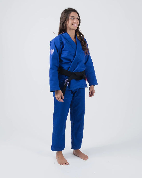 The ONE Womens Jiu Jitsu Gi - Blue/Lavender - FREE White Belt-白帯付き